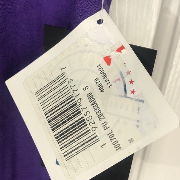 Colorado Rockies purple short sleeve T-shirt small - Picture 4 of 13